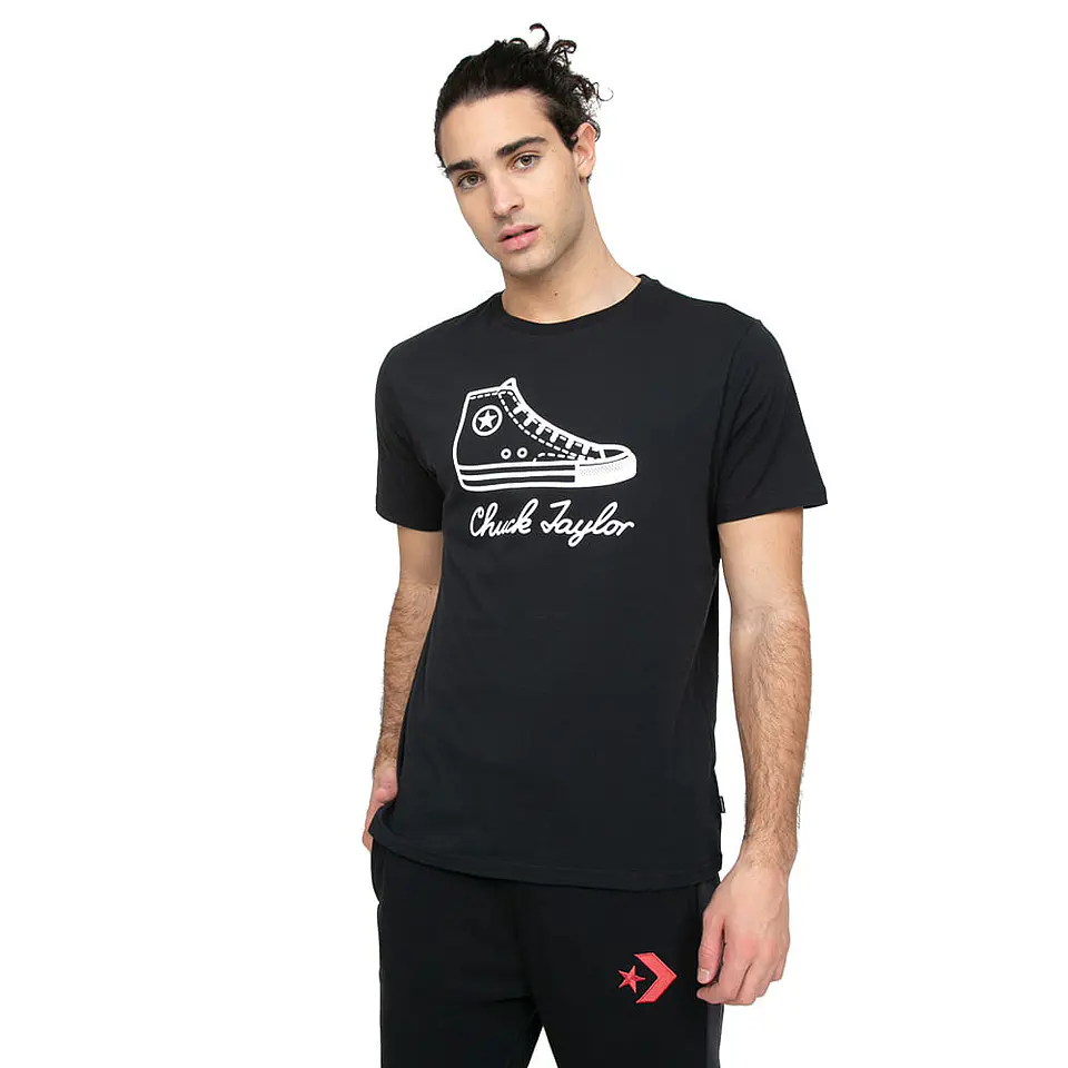 Polera Hombre Negra Converse CNVSP22MTEE10-001 1