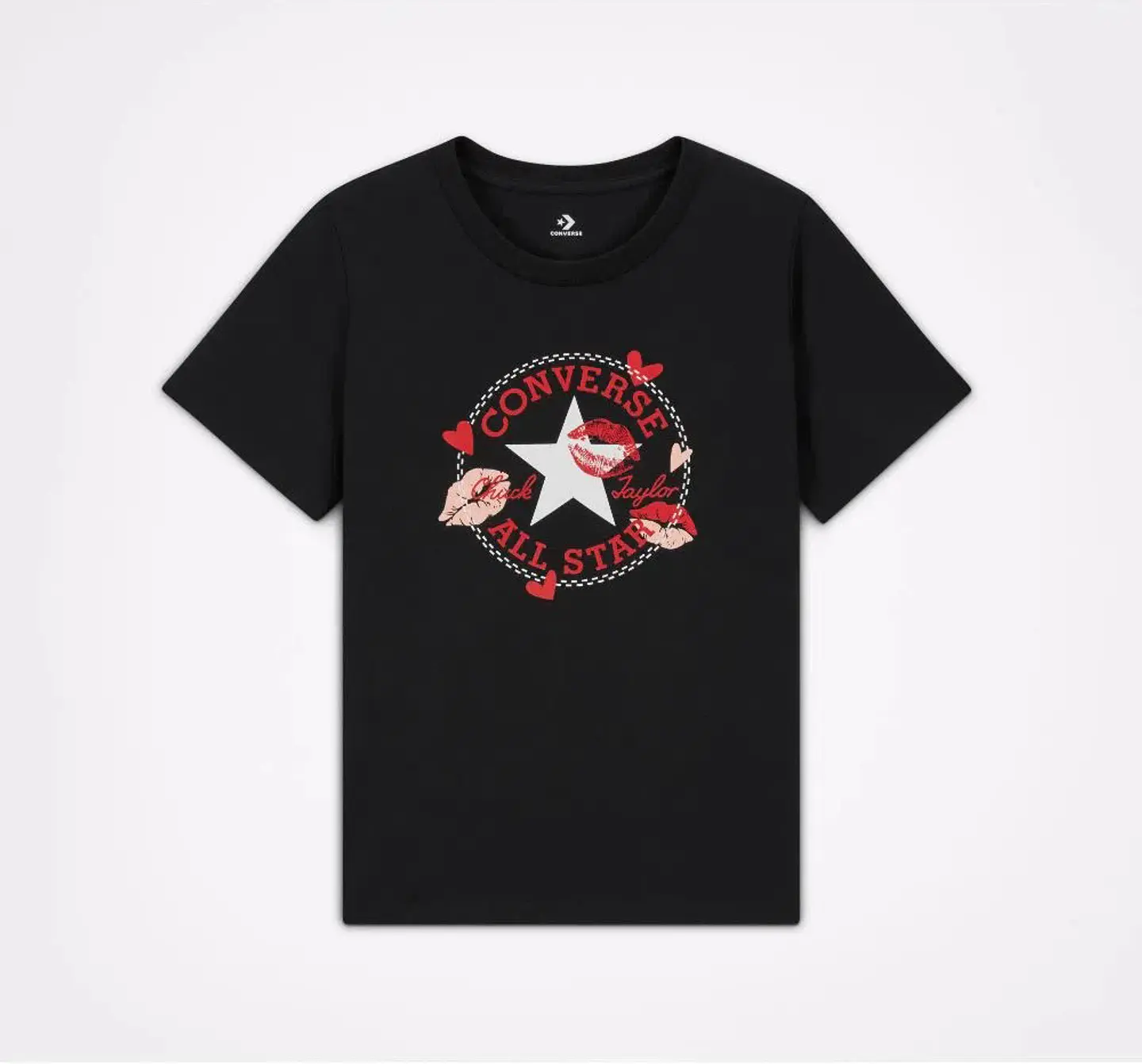 Polera Mujer Negra Converse 10024035-001 1