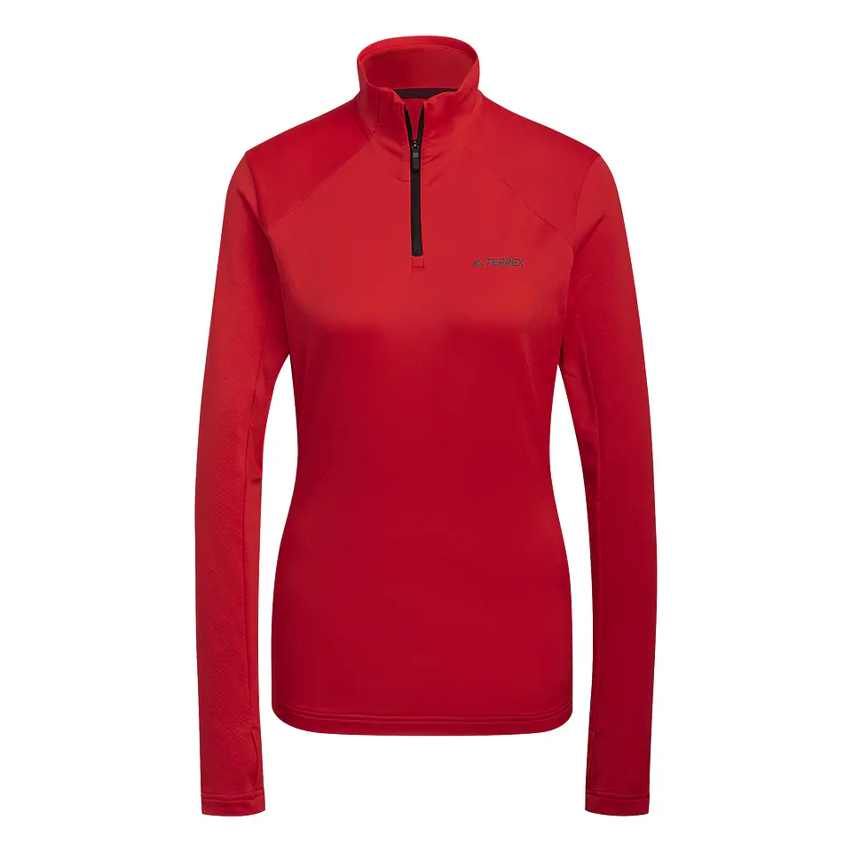 Polerón Mujer Rojo Adidas HA2309 2