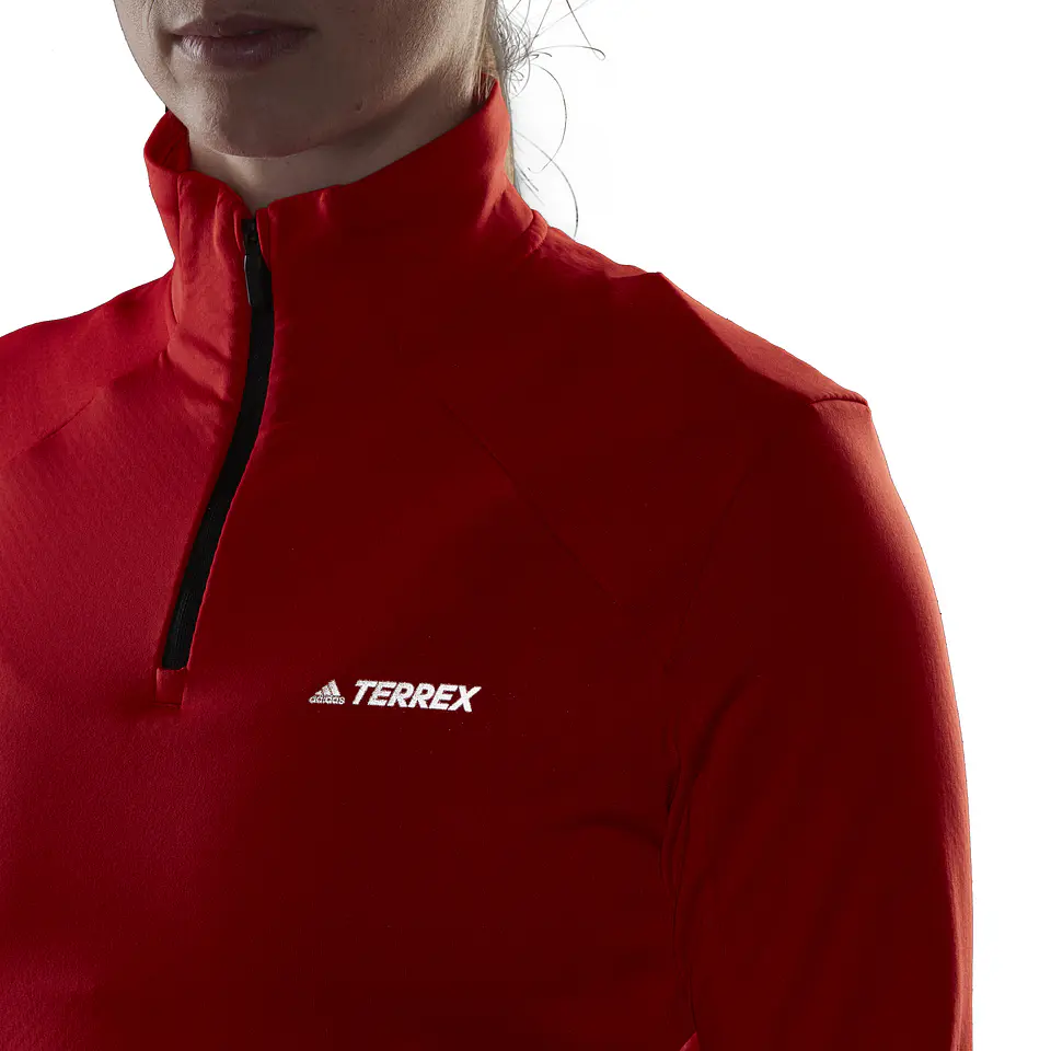 Polerón Mujer Rojo Adidas HA2309 4