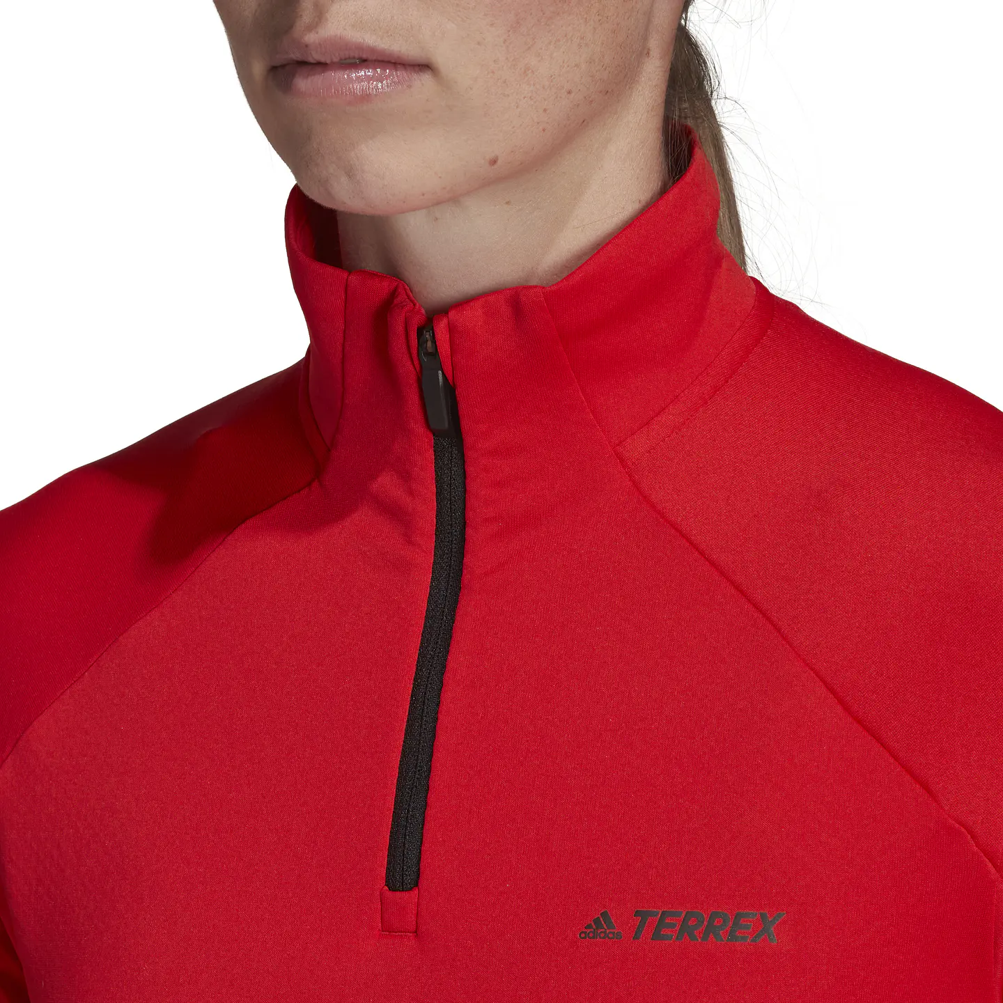 Polerón Mujer Rojo Adidas HA2309 5