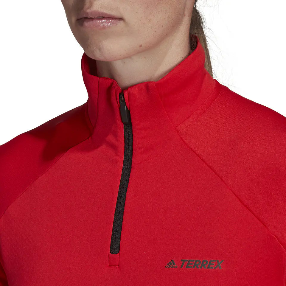Polerón Mujer Rojo Adidas HA2309 5