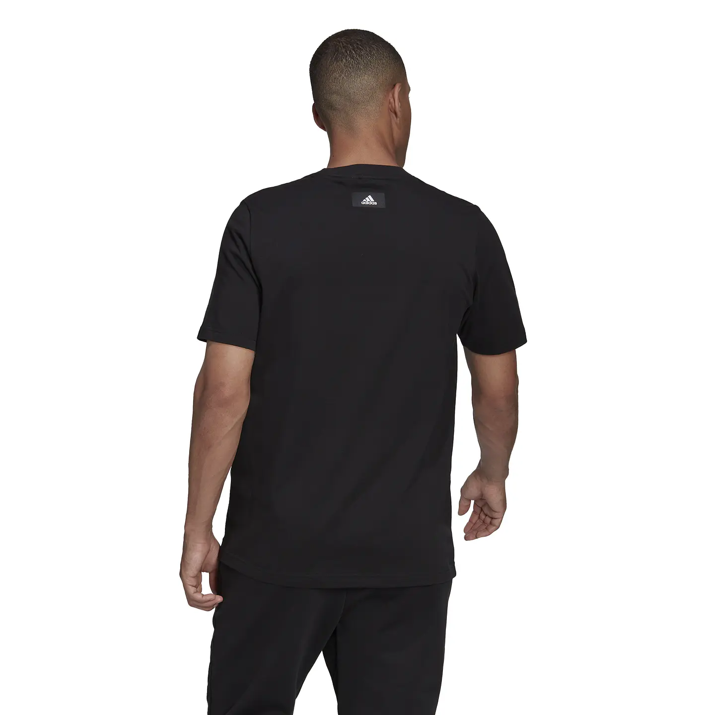Polera Hombre Negra Adidas HD0893 3