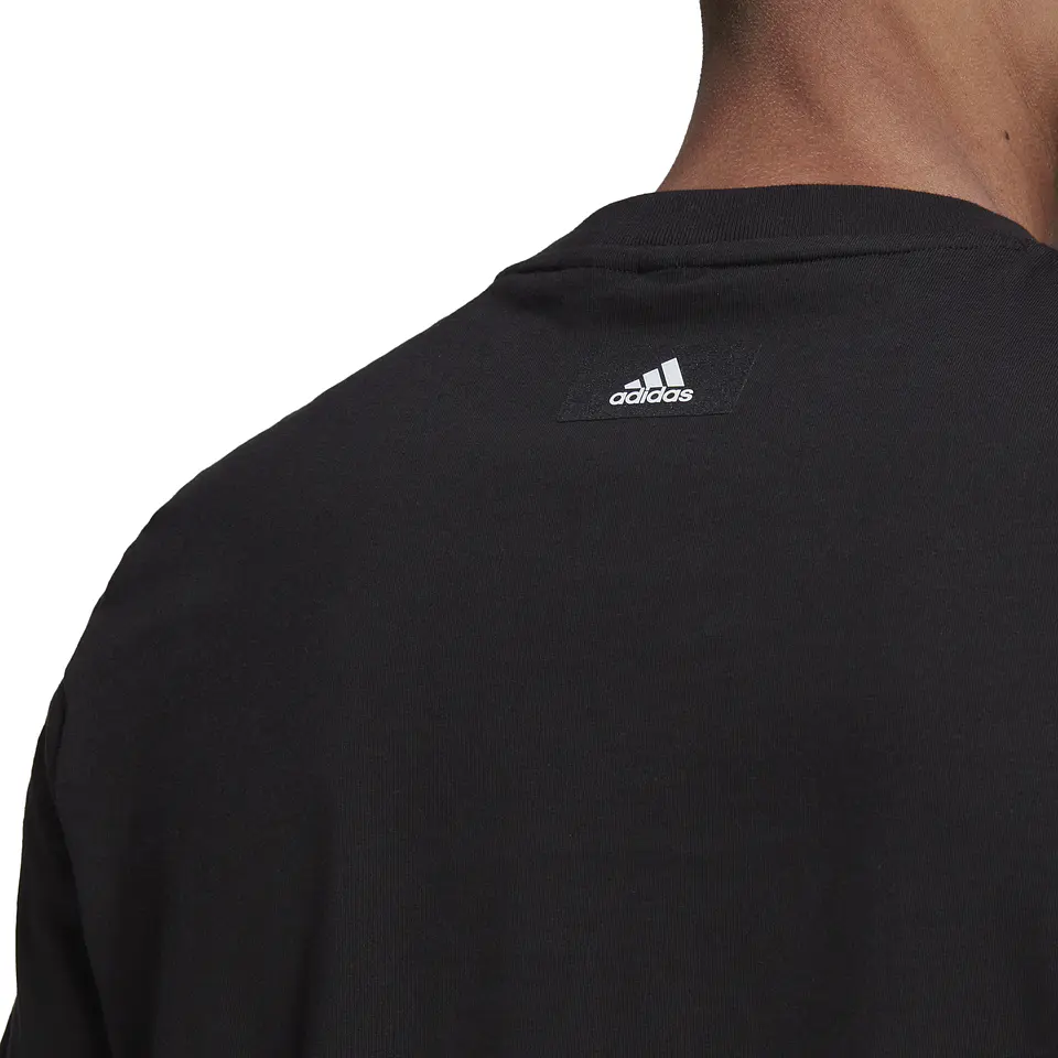 Polera Hombre Negra Adidas HD0893 4