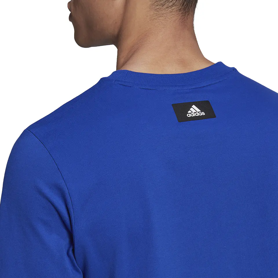 Polera Hombre Azul Adidas HE2223 5