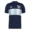Polera de Entrenamiento Tiro Messi Number 10 Hombre Azul Adidas HE5049   