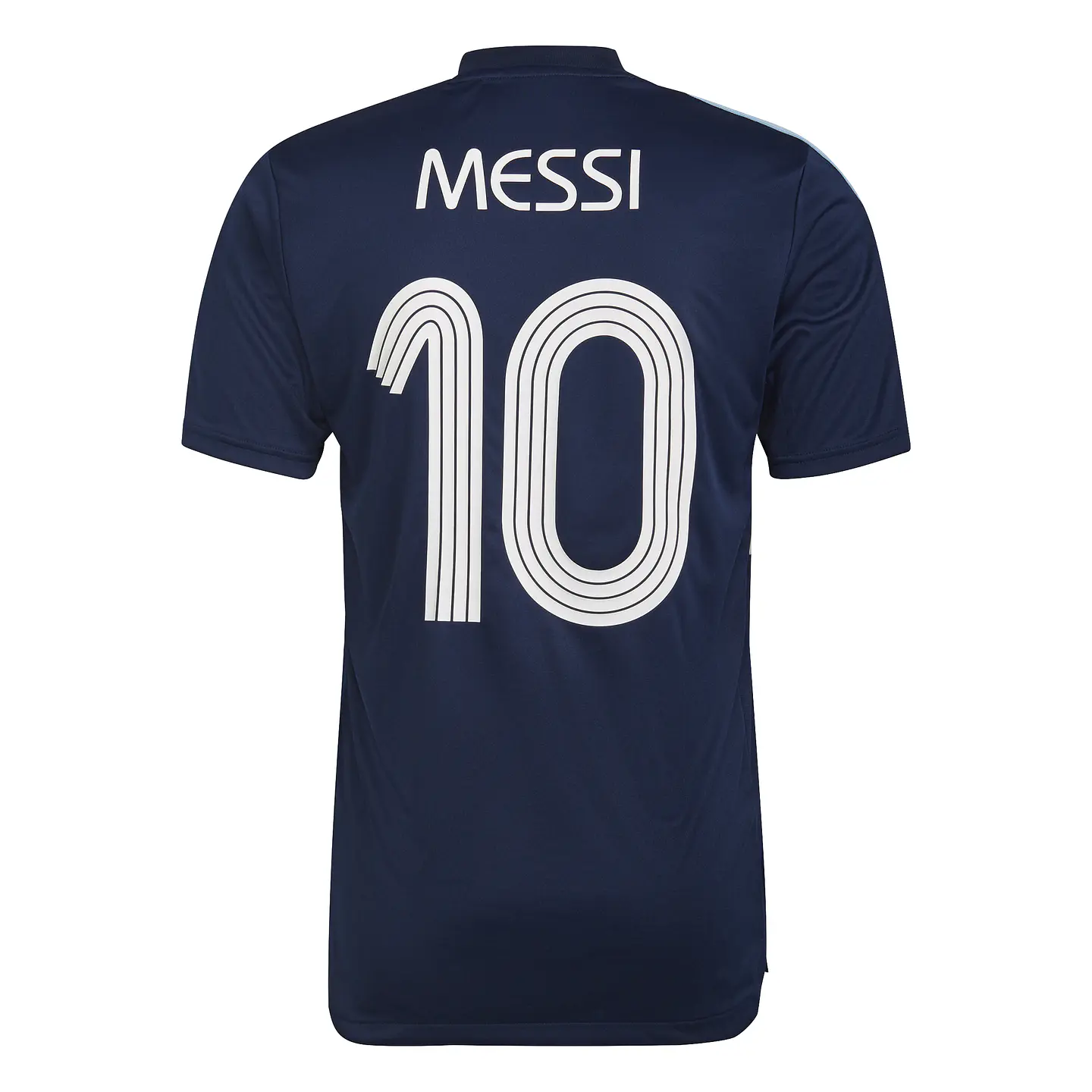 Polera de Entrenamiento Tiro Messi Number 10 Hombre Azul Adidas HE5049 3