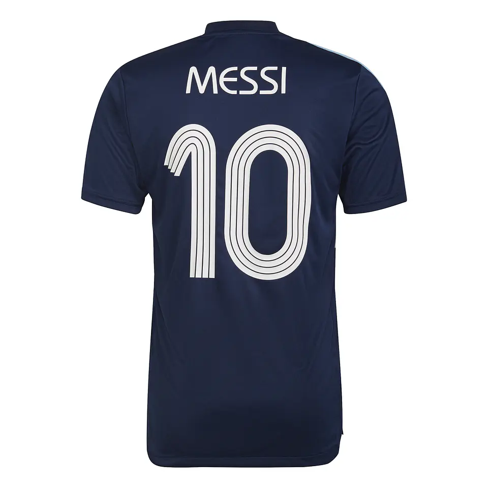 Polera de Entrenamiento Tiro Messi Number 10 Hombre Azul Adidas HE5049 3