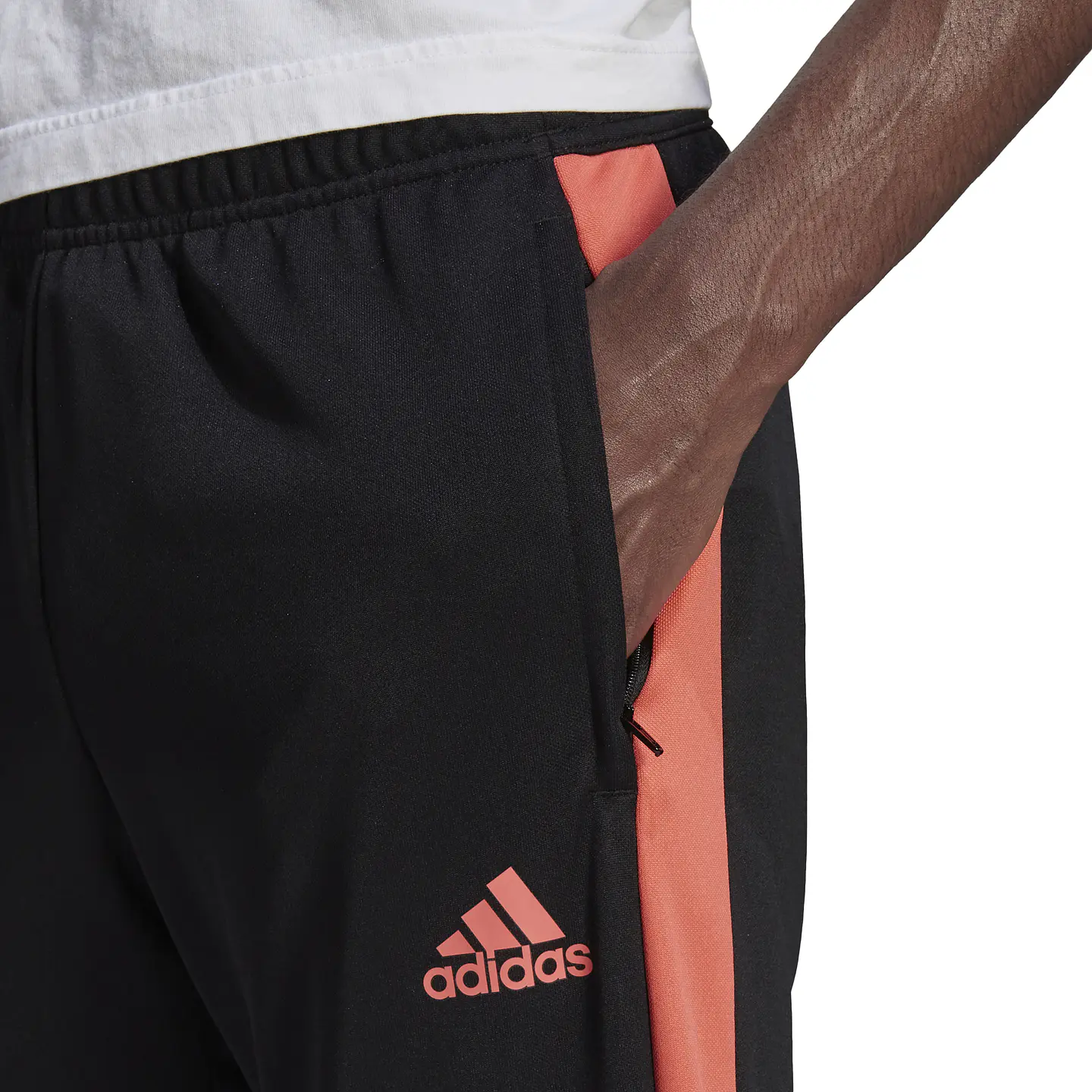 Pantalón de Buzo Hombre Negro Adidas HE7162 6