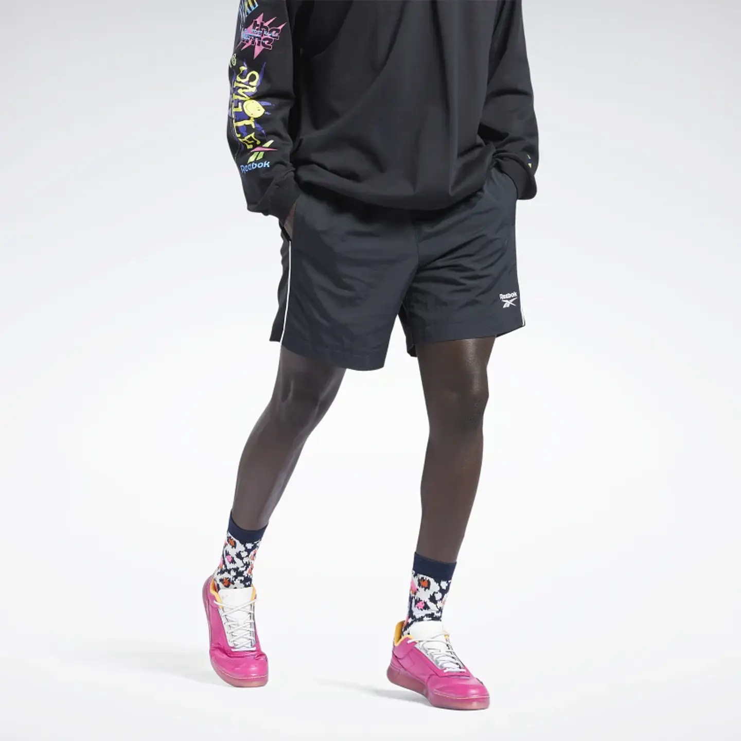 Short Hombre Negro Reebok HD9470 1