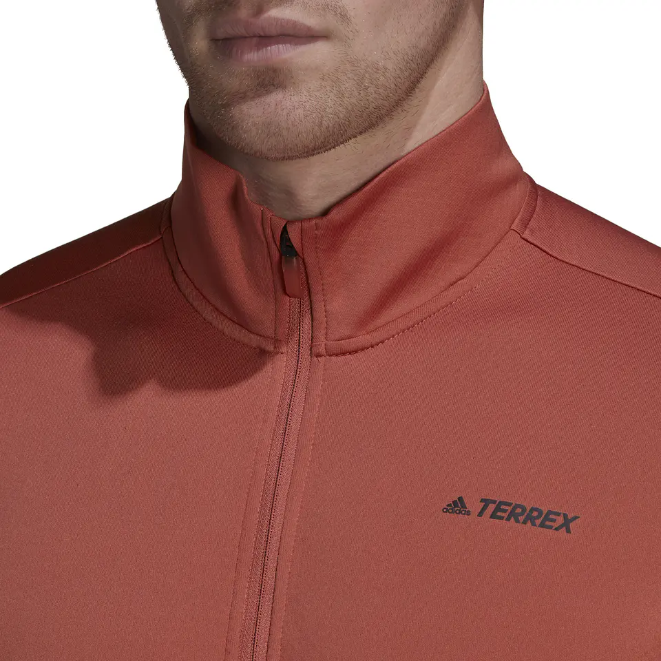 Polerón Hombre Rojo Adidas HA2292 4