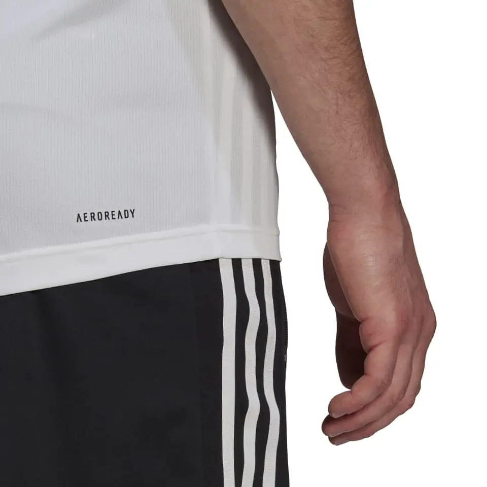 Polera Hombre Blanca Adidas GM2158 3