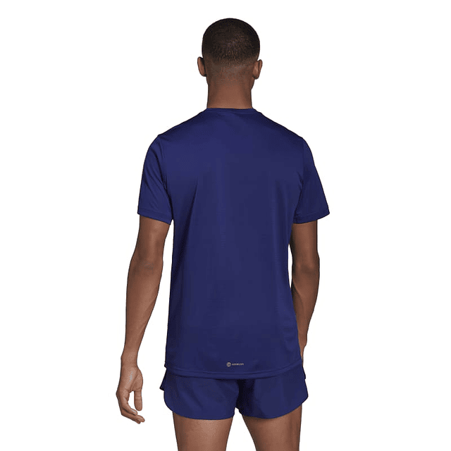 Polera Hombre Azul Adidas HB7439