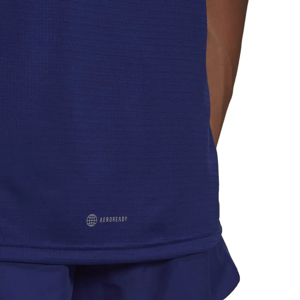 Polera Hombre Azul Adidas HB7439 6