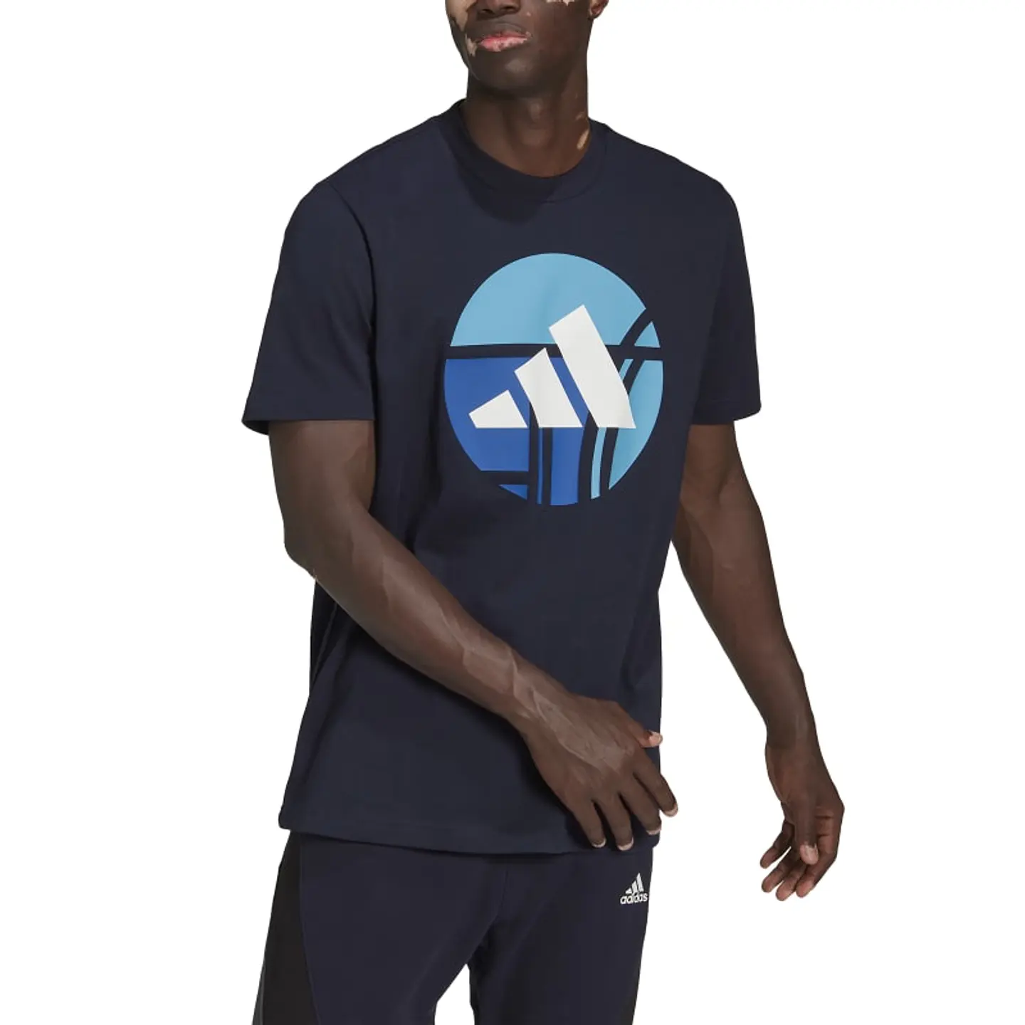 Polera Hombre Azul Adidas HB6547 1