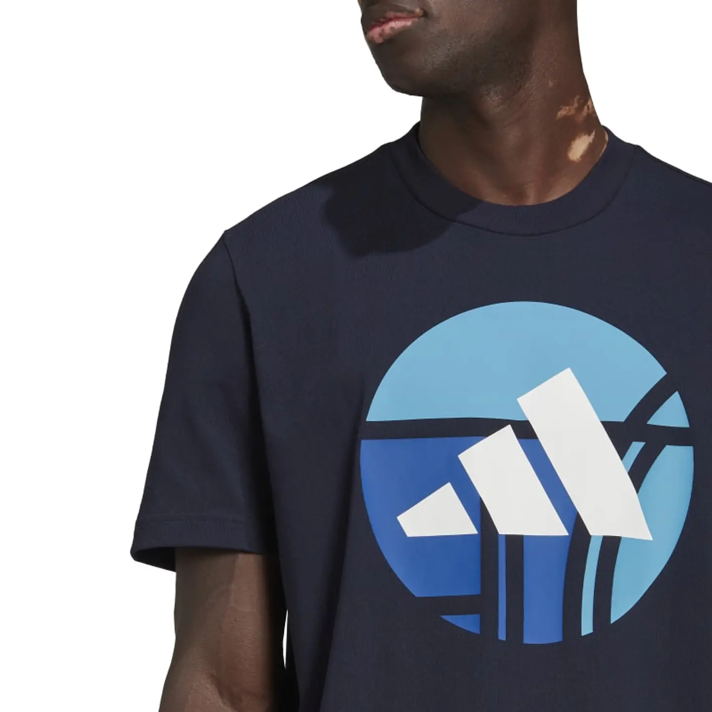 Polera Hombre Azul Adidas HB6547 4