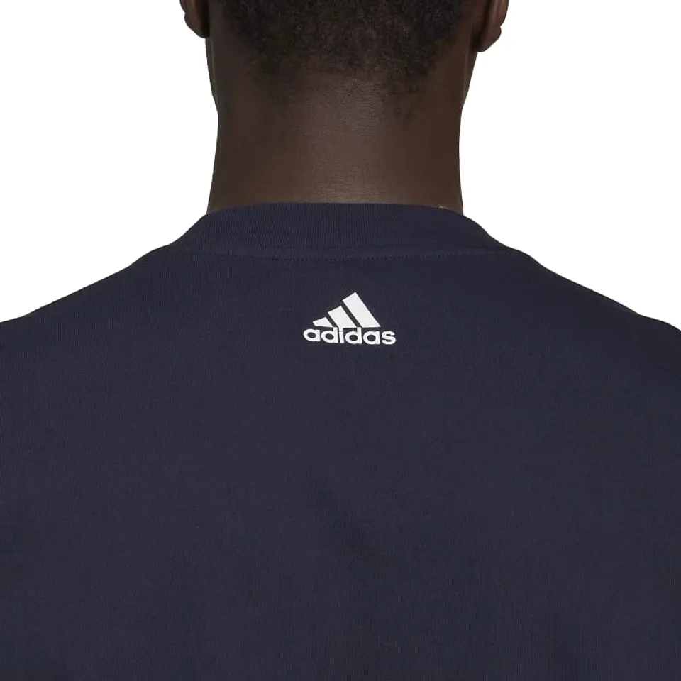 Polera Hombre Azul Adidas HB6547 5