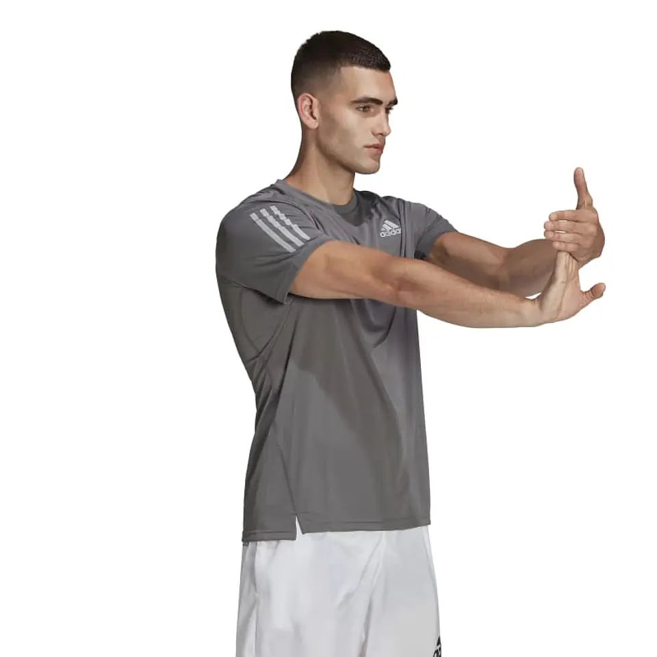 Polera Hombre Gris Adidas HB7430 3