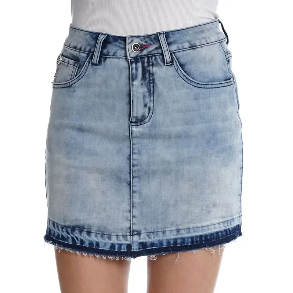 Falda Mujer Azul Ellus LF044087 1