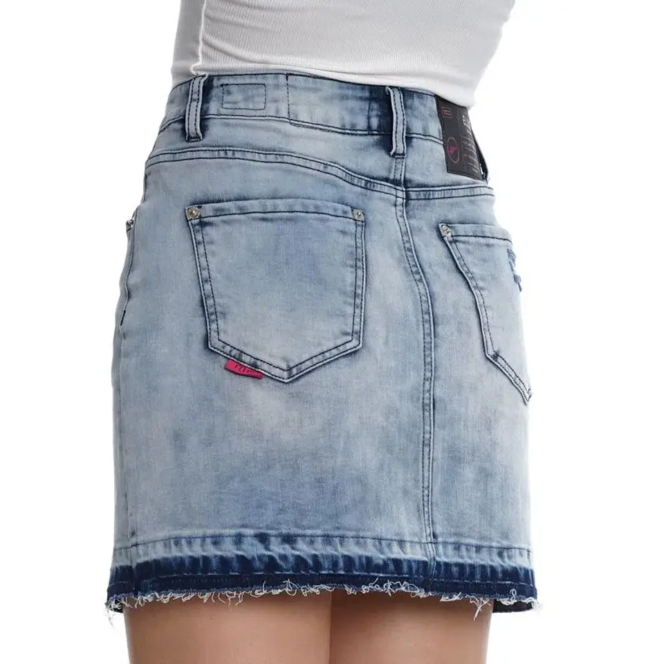 Falda Mujer Azul Ellus LF044087 3