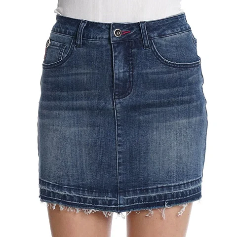 Falda Mujer Azul Ellus LF044088
