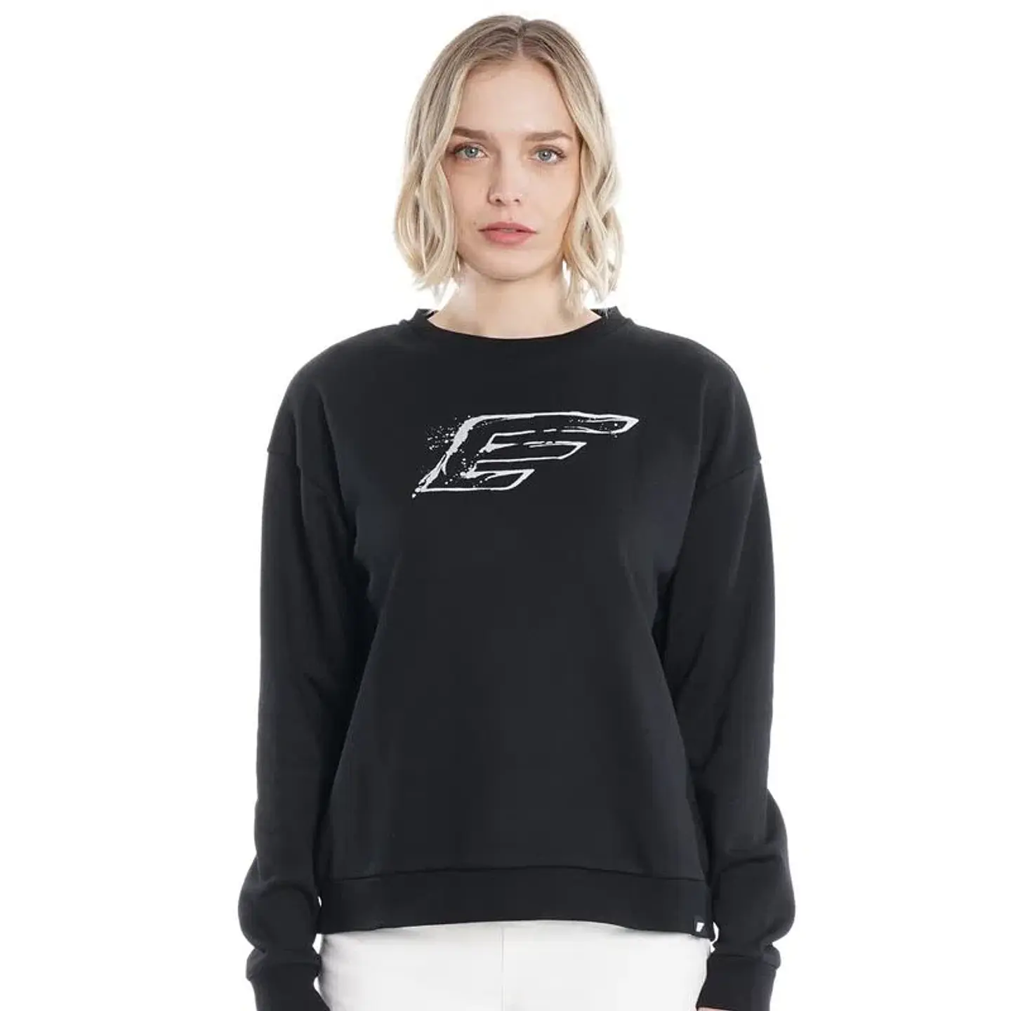 Polerón Mujer Negro Ellus SFL63715 1