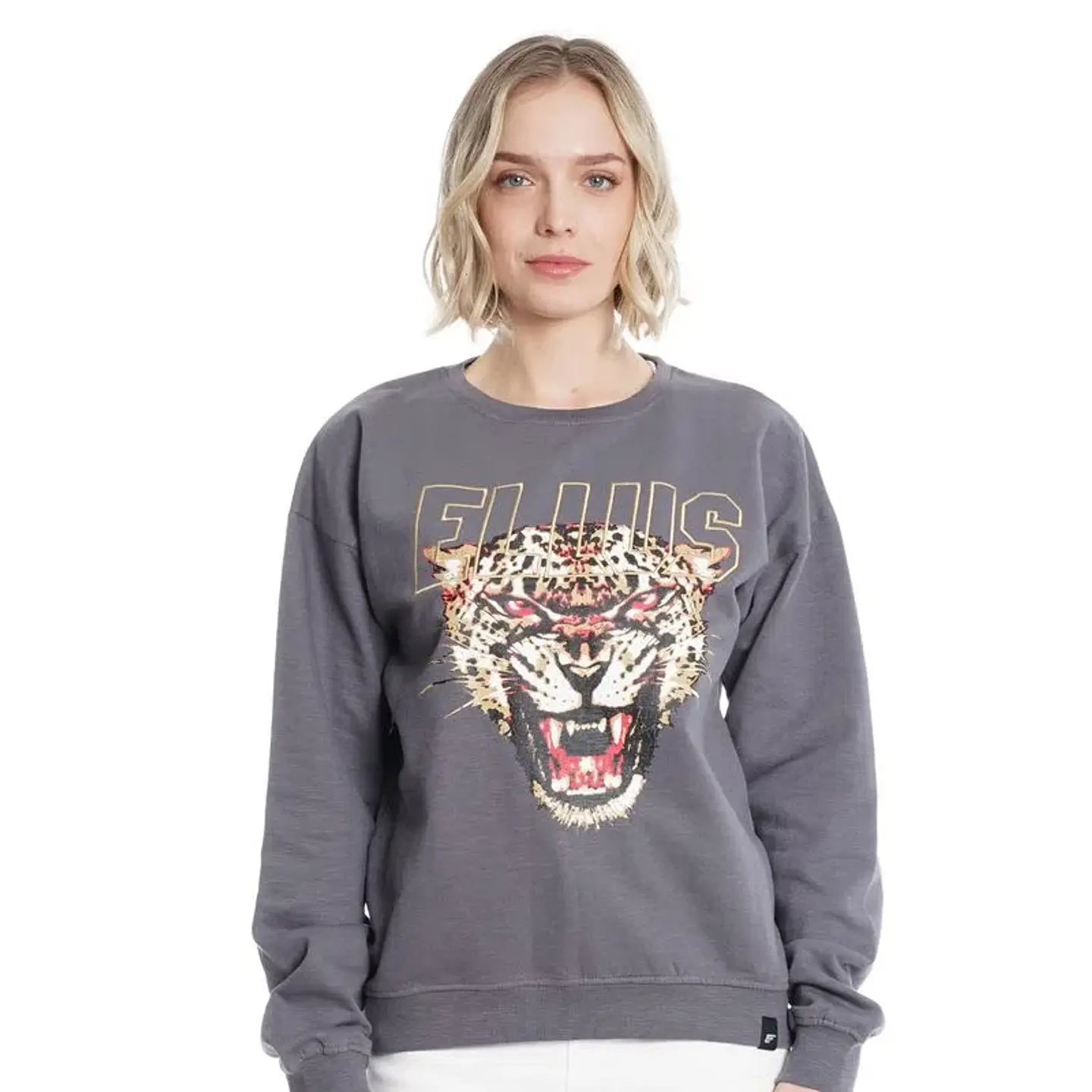 Polerón Mujer Gris Ellus SFL68717 1