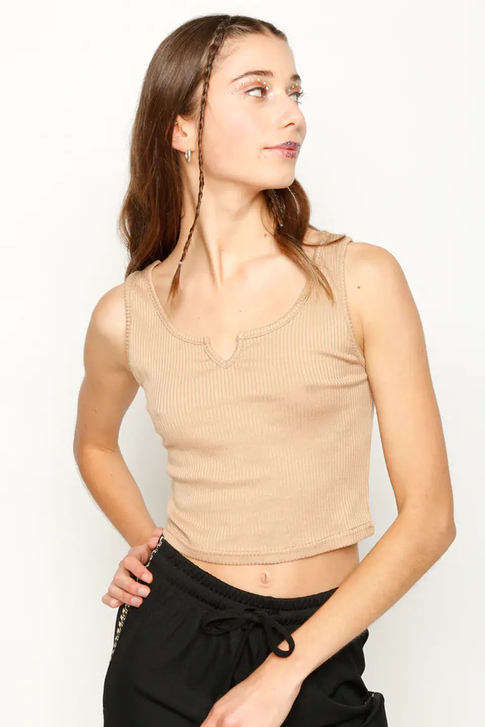 Polera Mujer Beige Eclipse 23V12340 1