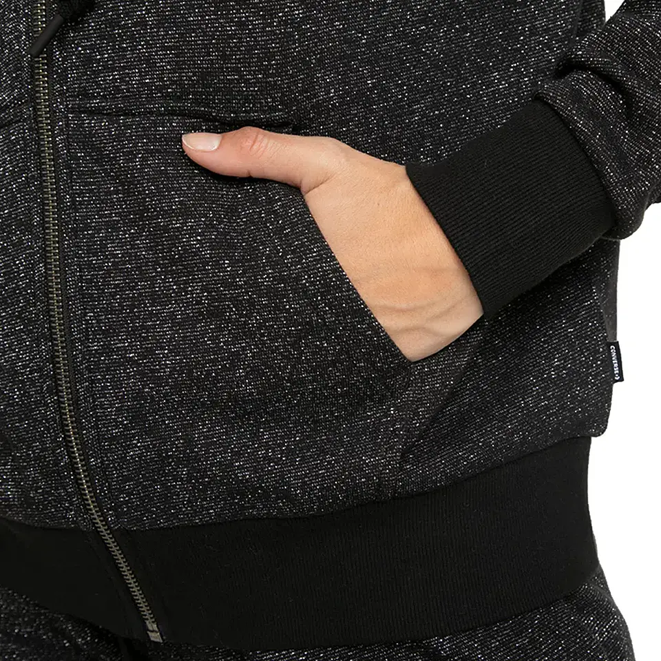 Polerón Mujer Negro Converse CNVFA22WFZ3-001 4