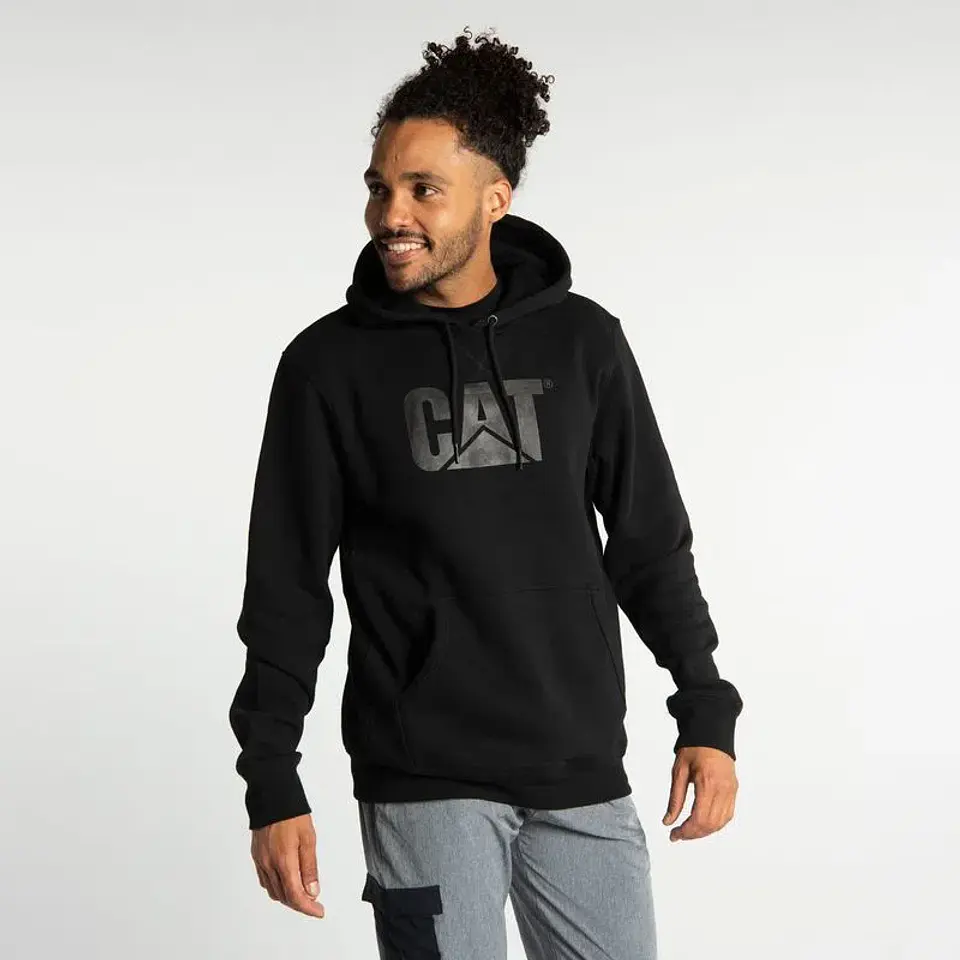 Polerón Hombre Negro Cat 2910282-MLG 2