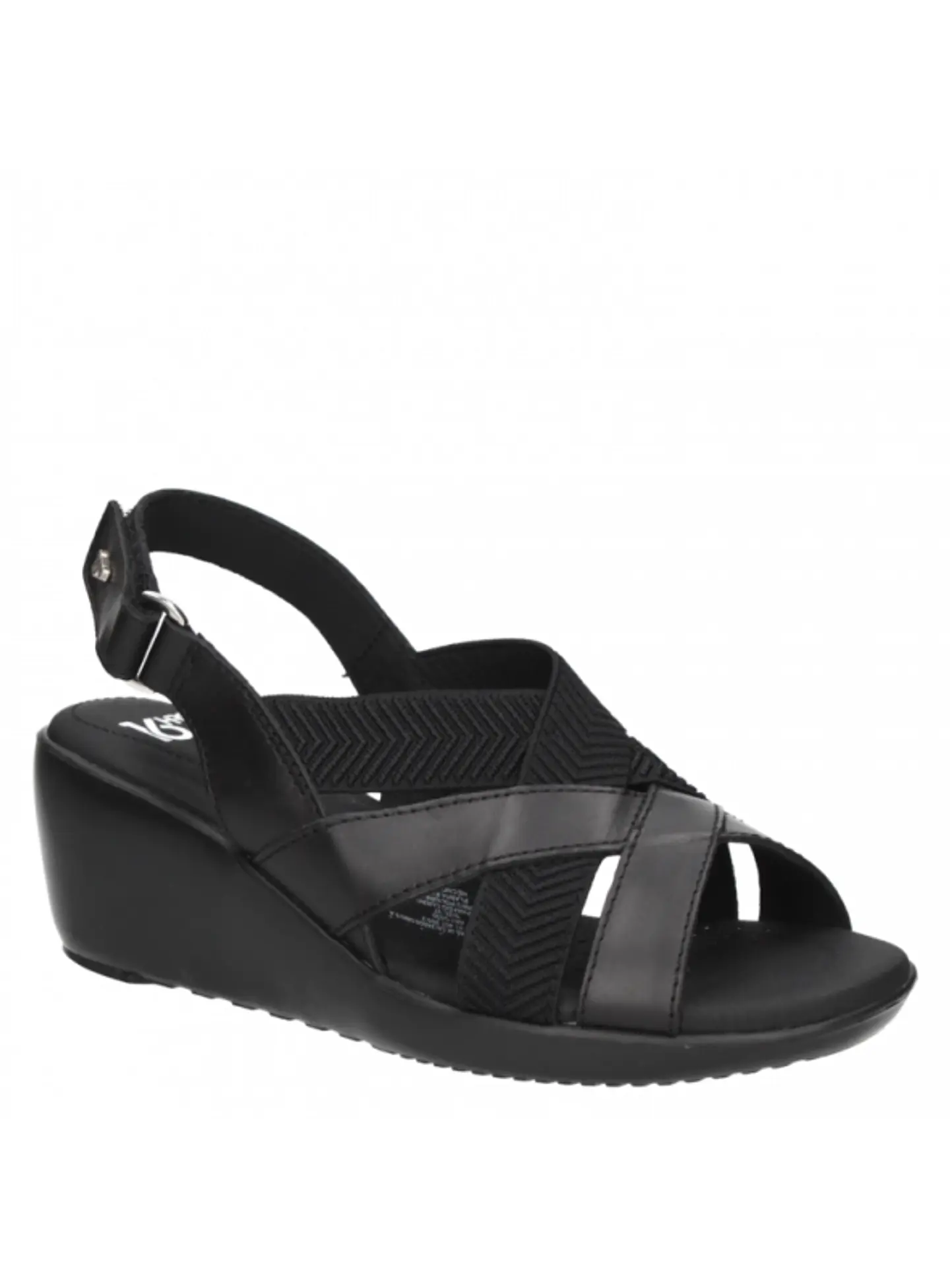 Sandalia Mujer Negra 16 Hrs. G030 BK 1