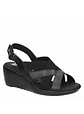 Sandalia Mujer Negra 16 Hrs. G030 BK - Miniatura 1