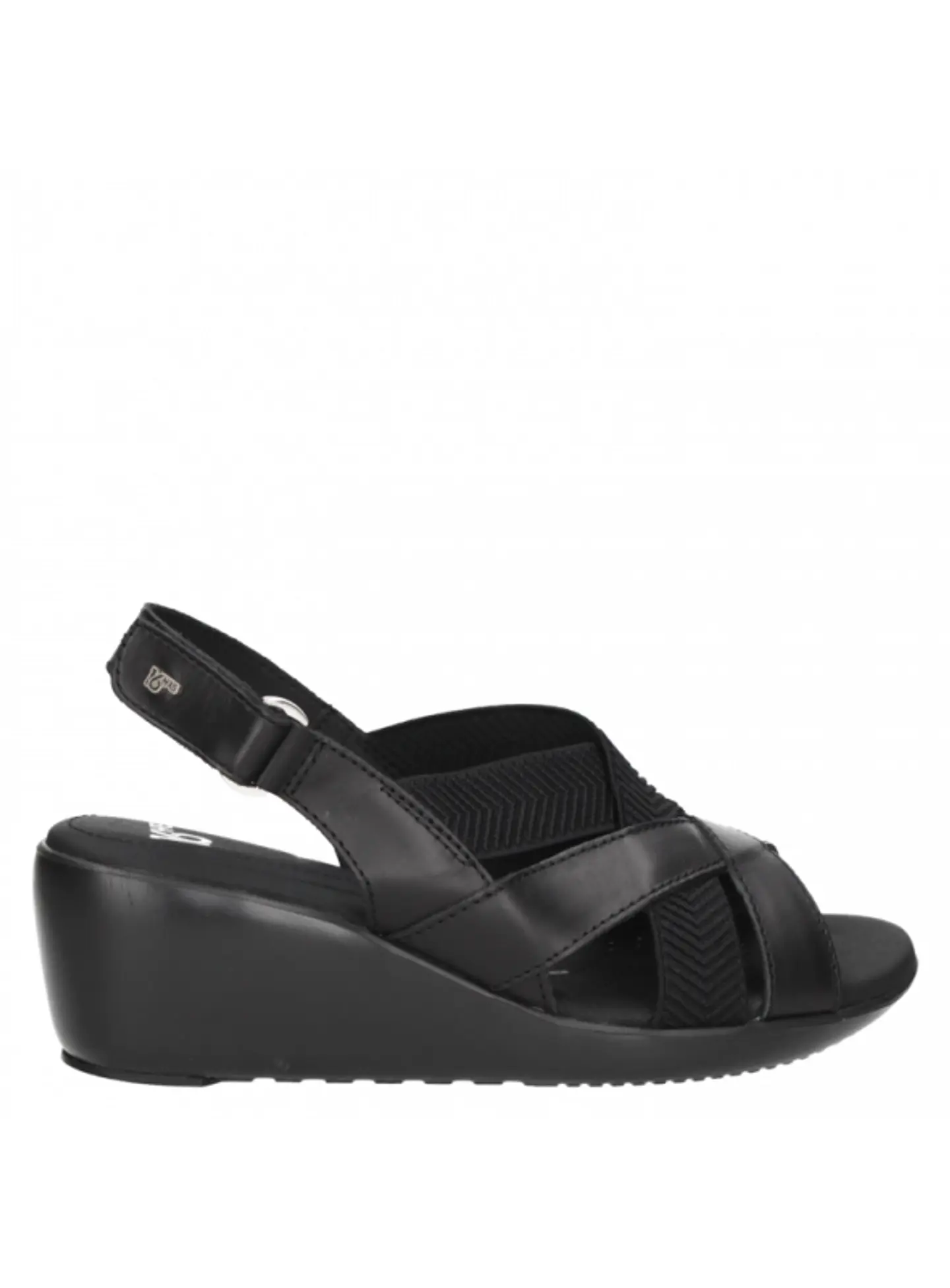 Sandalia Mujer Negra 16 Hrs. G030 BK 2