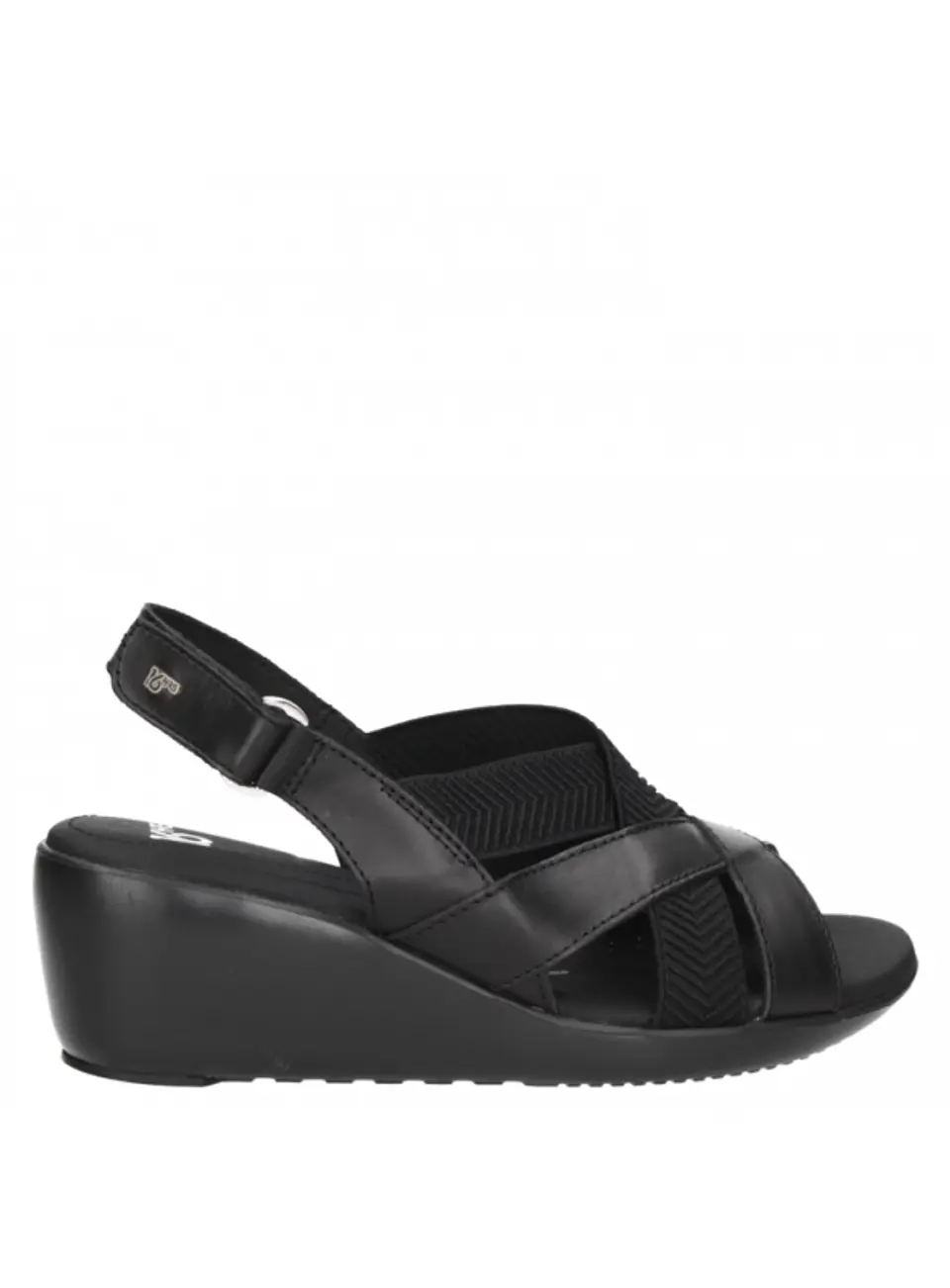 Sandalia Mujer Negra 16 Hrs. G030 BK 2