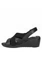Sandalia Mujer Negra 16 Hrs. G030 BK - Miniatura 4