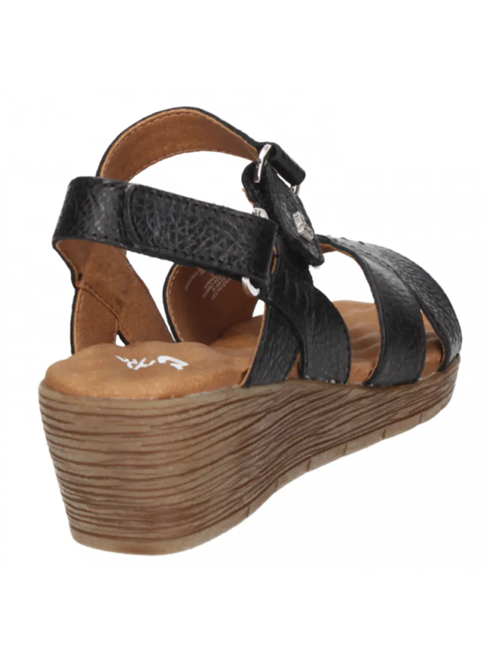 Sandalia Mujer Negra 16 Hrs. G033 BK 3