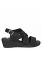 Sandalia Mujer Negra 16 Hrs. G034 BK - Miniatura 2