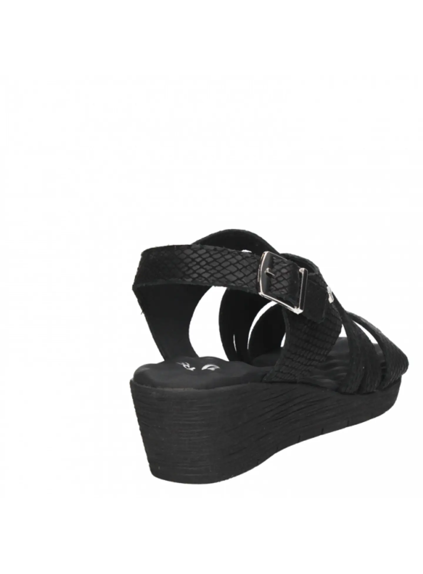 Sandalia Mujer Negra 16 Hrs. G034 BK 3