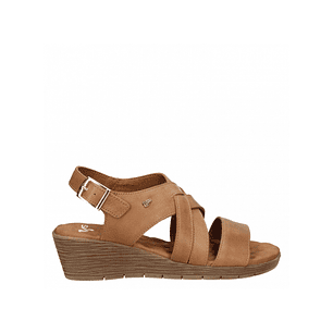 Sandalia Mujer Camel 16 Hrs. G034 CA