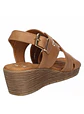 Sandalia Mujer Camel 16 Hrs. G034 CA - Miniatura 3