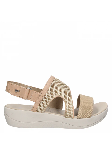 Sandalia Mujer Beige 16 Hrs. G011 BE