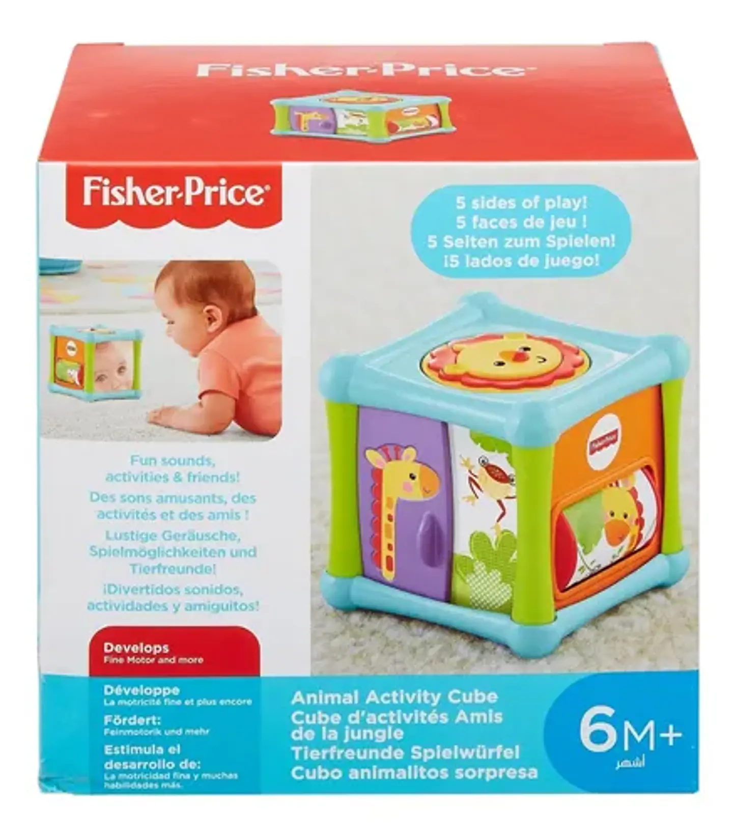 Cubo Animalitos De Actividades Fisher Price - Mattel BFH80 3
