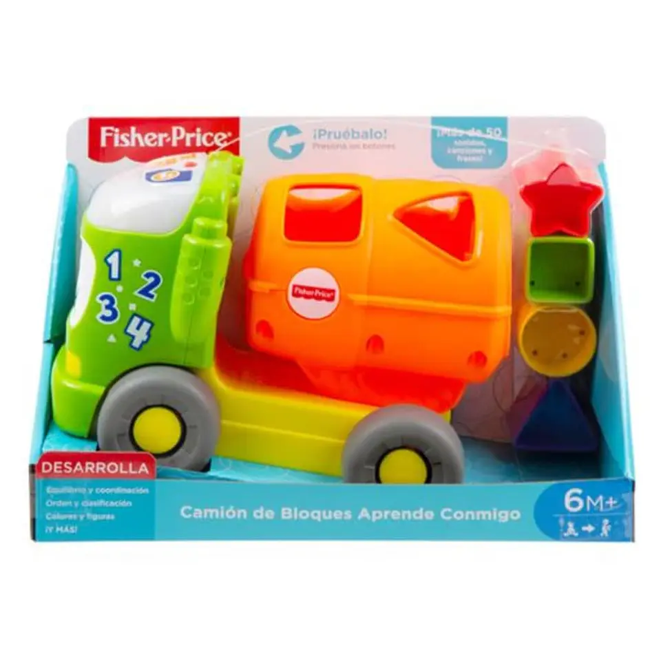 Camión de Bloques Aprende Conmigo Fisher Price - Mattel GFJ44 3