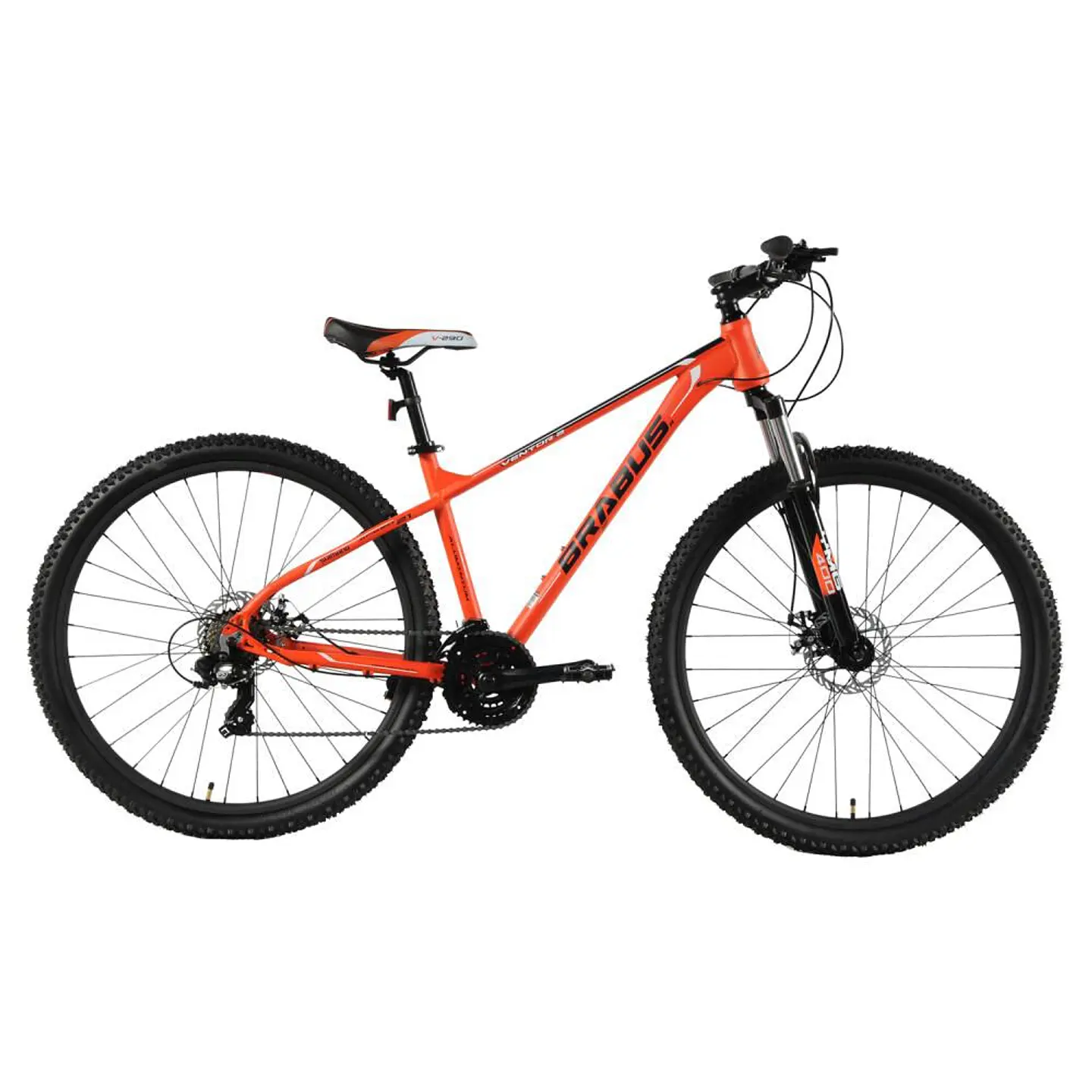 Bicicleta Mountain Bike Naranja Ventor 2 2900ss / Aro 29 Brabus 1
