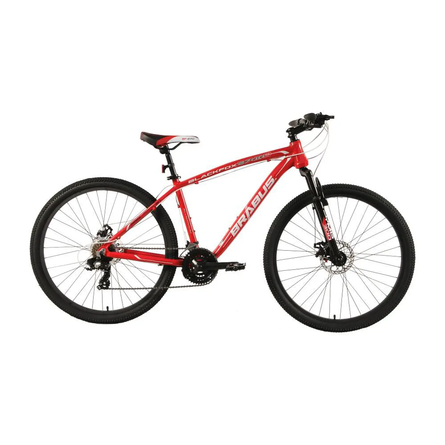 Bicicleta Mountain Bike Roja Blackfox 2700ss / Aro 27,5 Brabus 1