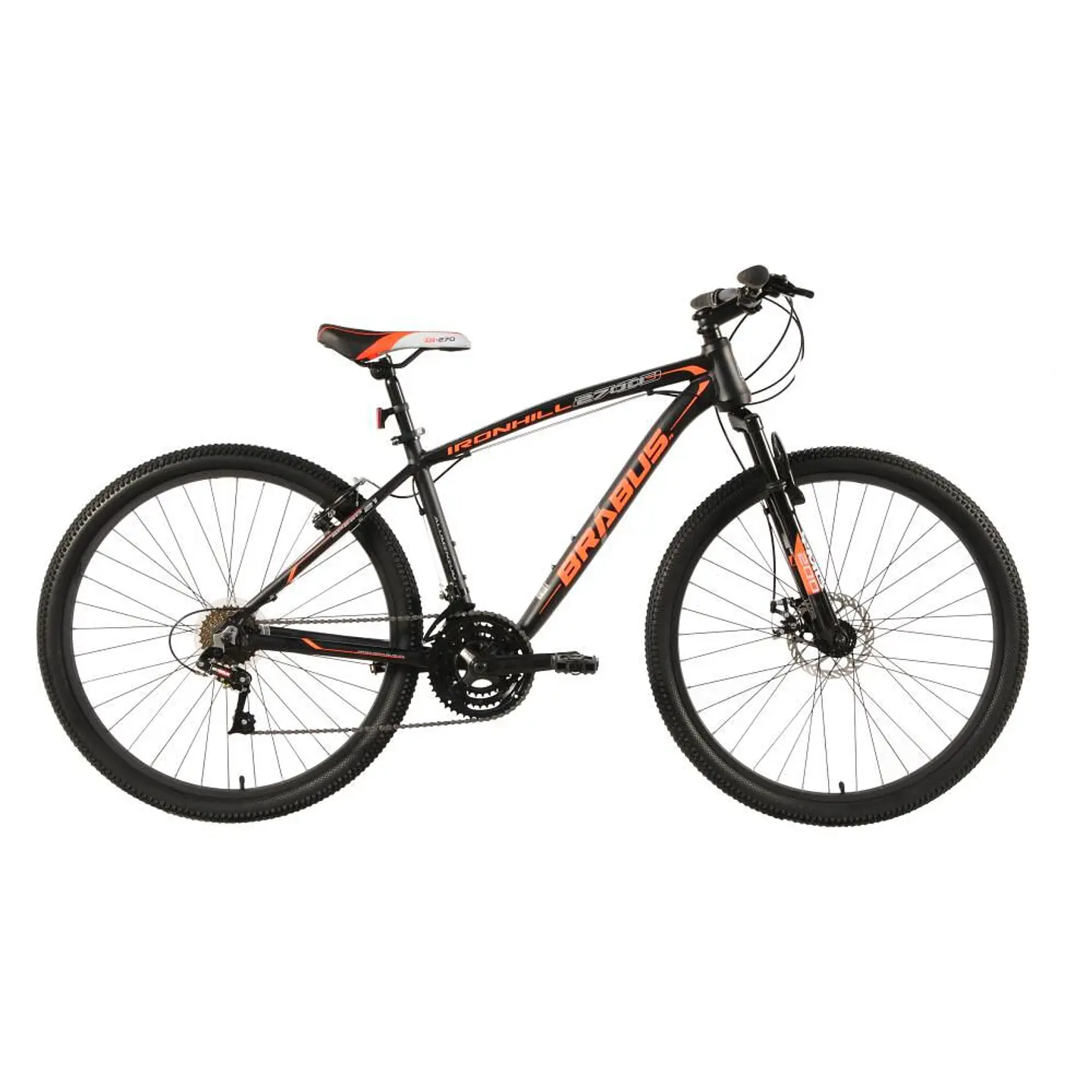 Bicicleta Mountain Bike Negra Ironhill 2700ss / Aro 27,5 Brabus 1