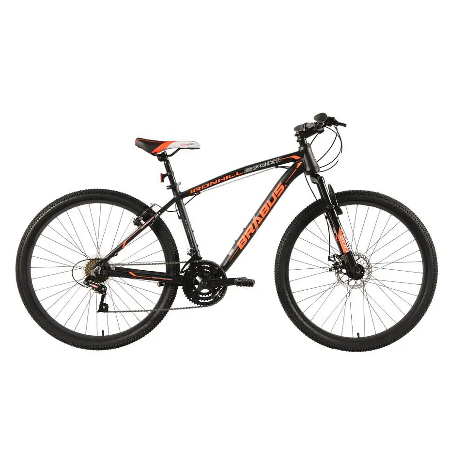 Bicicleta Mountain Bike Negra Ironhill 2700ss / Aro 27,5 Brabus 1