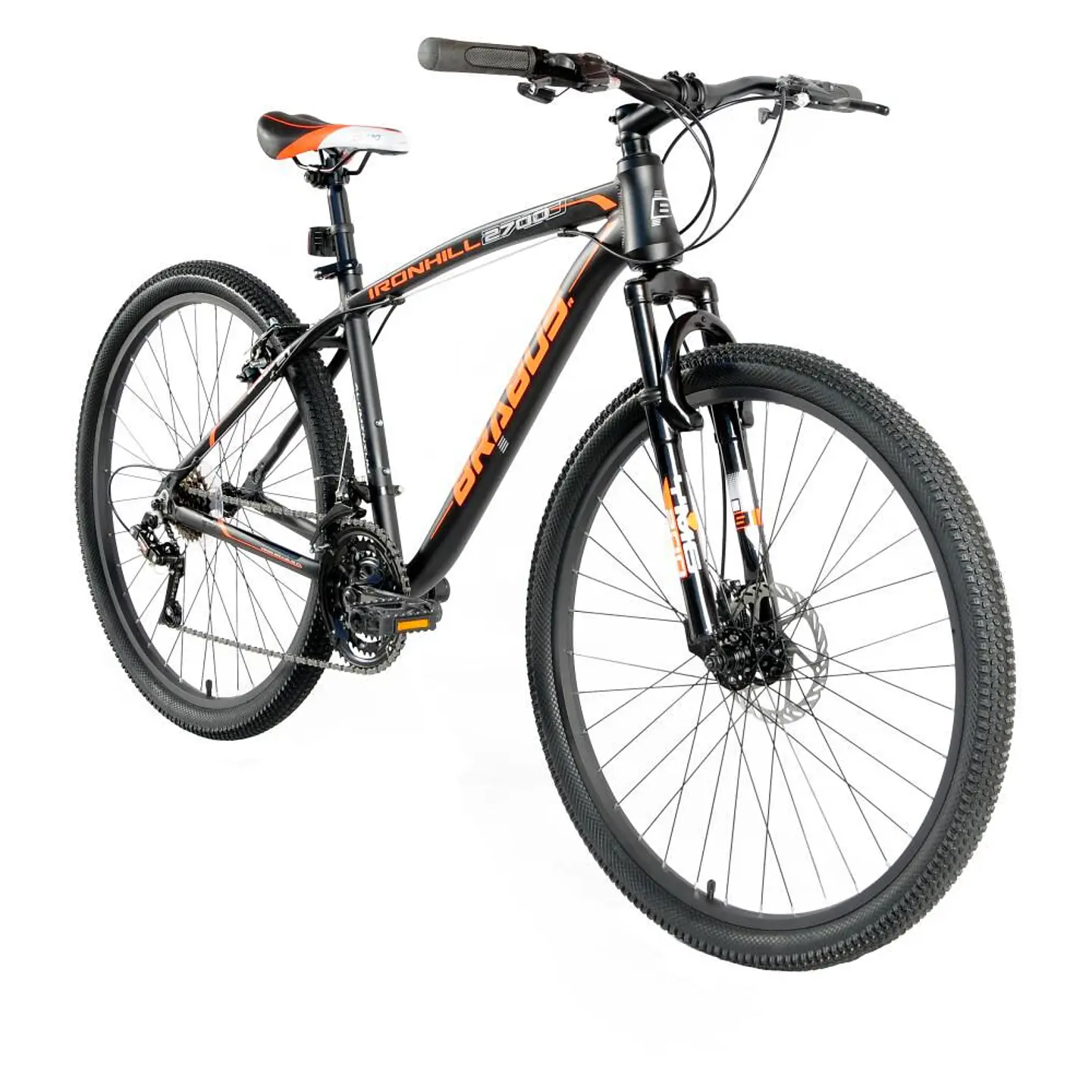 Bicicleta Mountain Bike Negra Ironhill 2700ss / Aro 27,5 Brabus 2