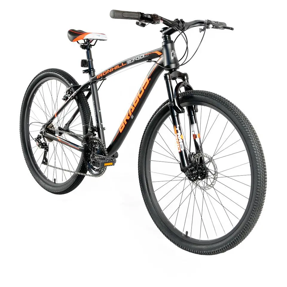 Bicicleta Mountain Bike Negra Ironhill 2700ss / Aro 27,5 Brabus 2
