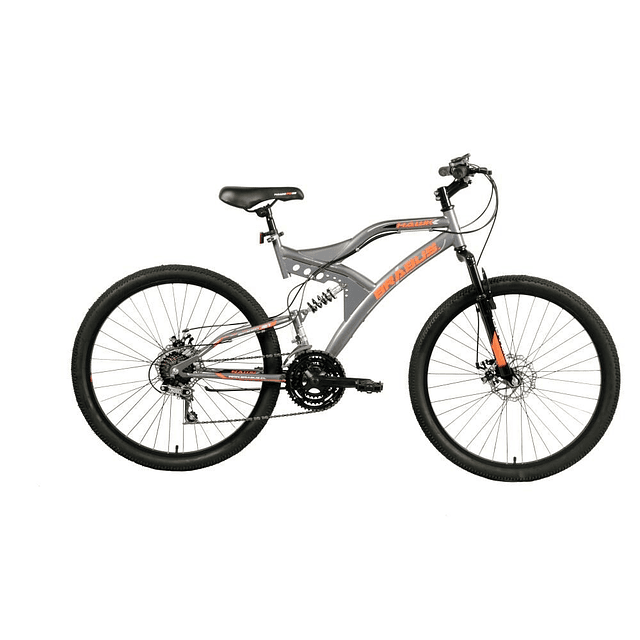 Bicicleta Mountain Bike Gris Hawk2600fs Disc / Aro 26 Brabus